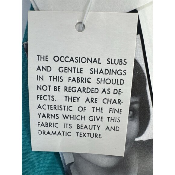 Vintage DONNA RICCO Sleeveless Dress Womes 8P Green Linen Lined A-Line Y2K NEW - Picture 8 of 12